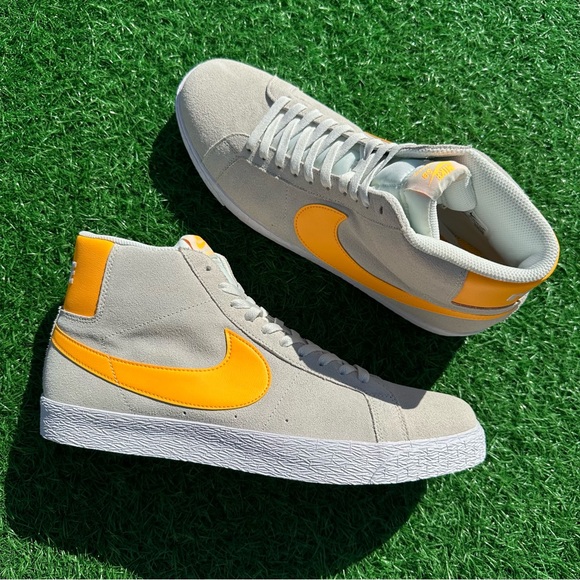 Nike Sb Zoom Blazer Mid Summit White / Laser Orange - Picture 11 of 13